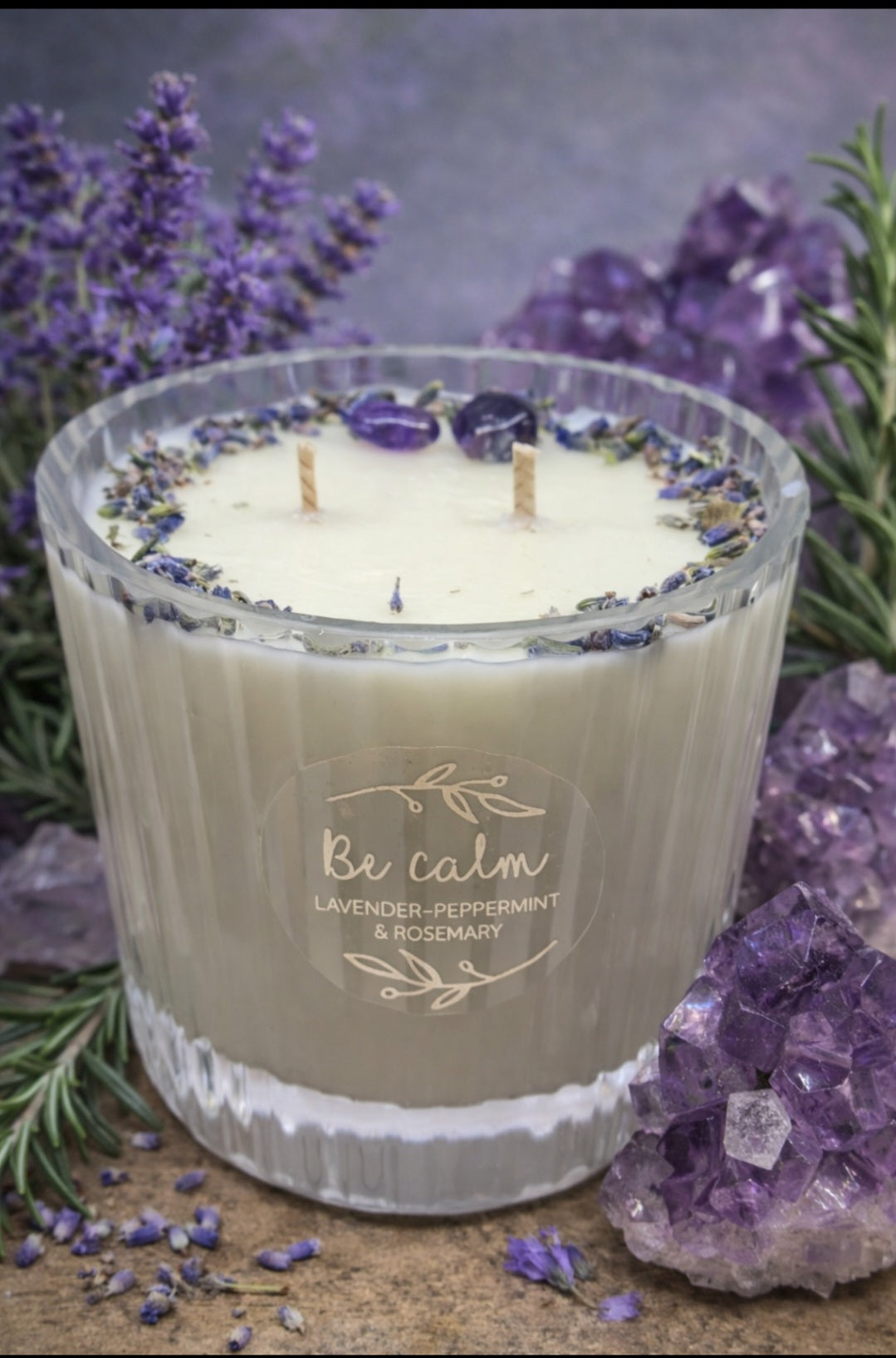 Be Calm – Lavender • Peppermint • Rosemary - Soy Candle 32cl